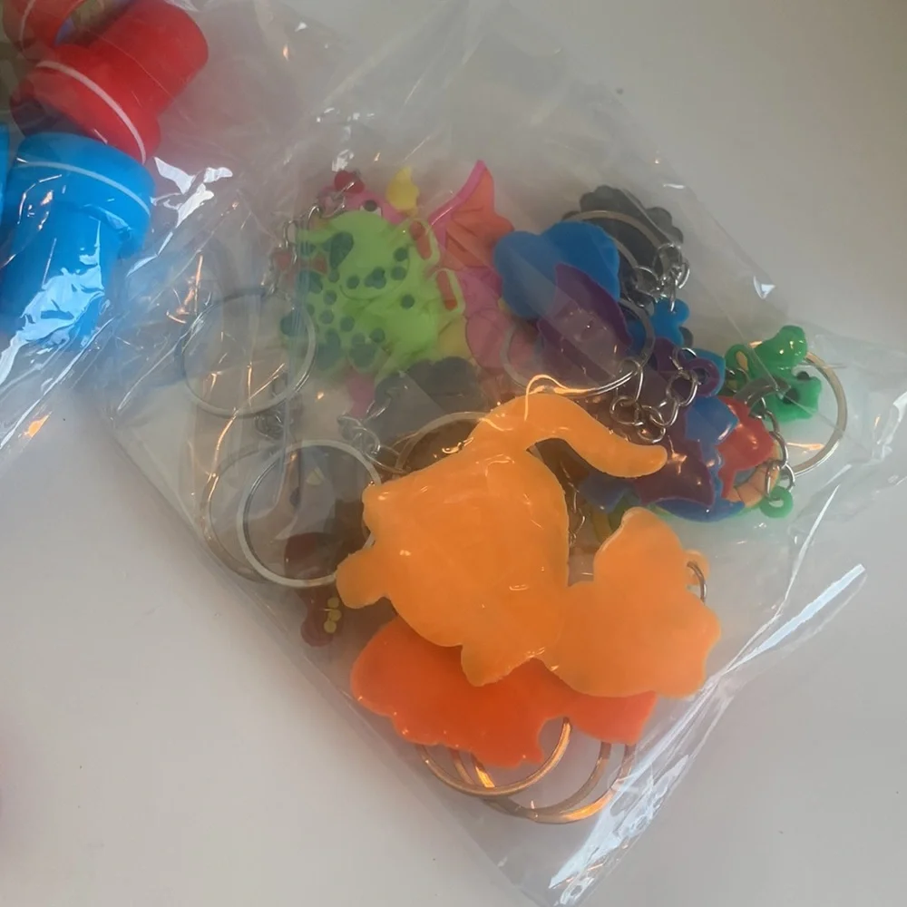 Dinosaur Party Supplies Set Masks Snap Bracelets Stamps Key Chains Tattoos Boxes